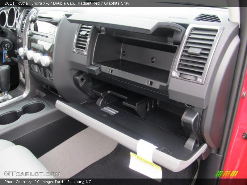 Radiant Red / Graphite Gray 2011 Toyota Tundra X-SP Double Cab