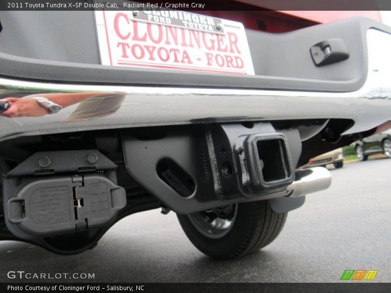 Radiant Red / Graphite Gray 2011 Toyota Tundra X-SP Double Cab