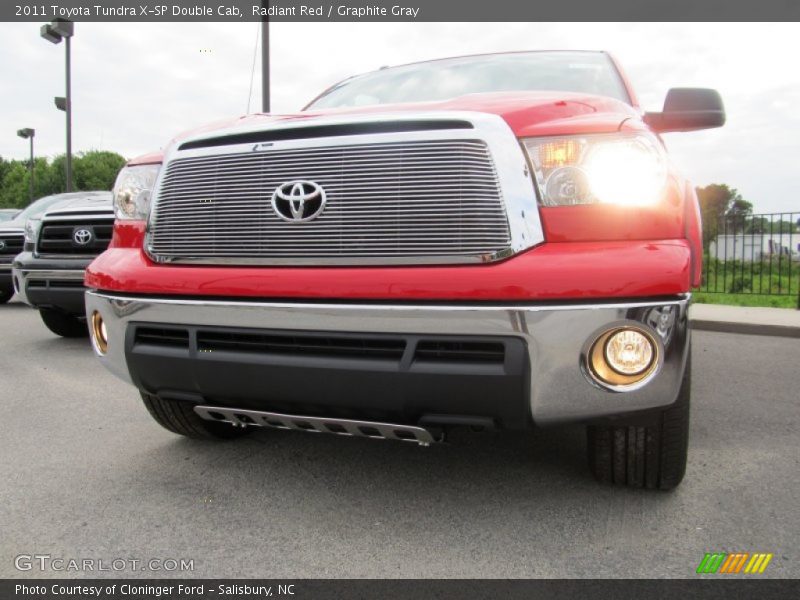 Radiant Red / Graphite Gray 2011 Toyota Tundra X-SP Double Cab