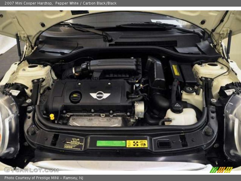 Pepper White / Carbon Black/Black 2007 Mini Cooper Hardtop