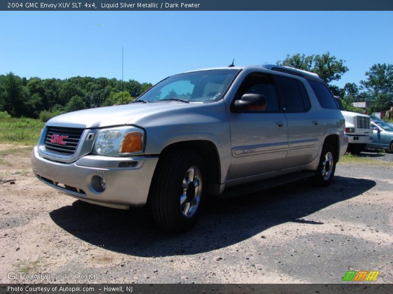 Liquid Silver Metallic / Dark Pewter 2004 GMC Envoy XUV SLT 4x4