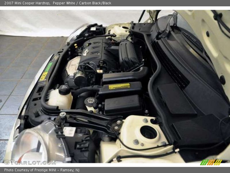 Pepper White / Carbon Black/Black 2007 Mini Cooper Hardtop