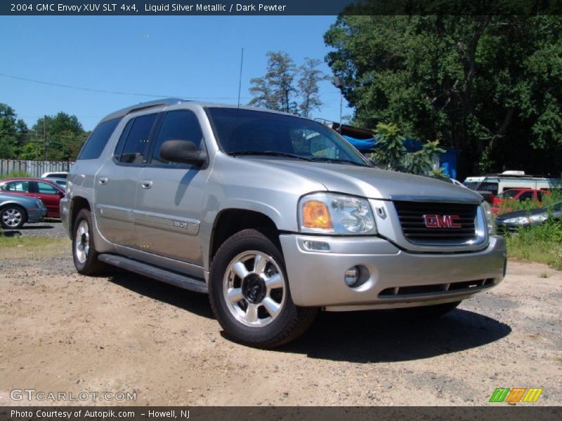 Liquid Silver Metallic / Dark Pewter 2004 GMC Envoy XUV SLT 4x4