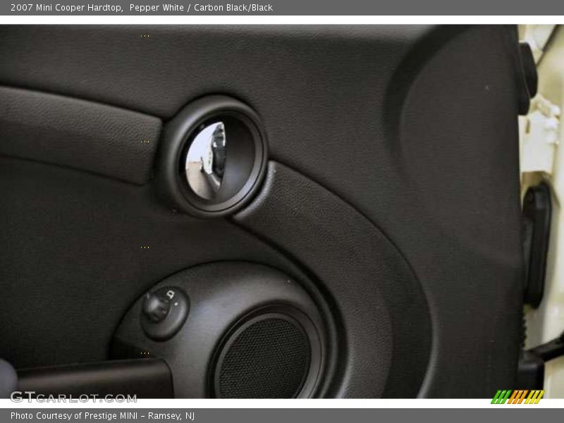 Pepper White / Carbon Black/Black 2007 Mini Cooper Hardtop