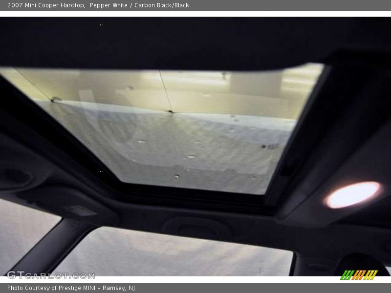 Pepper White / Carbon Black/Black 2007 Mini Cooper Hardtop