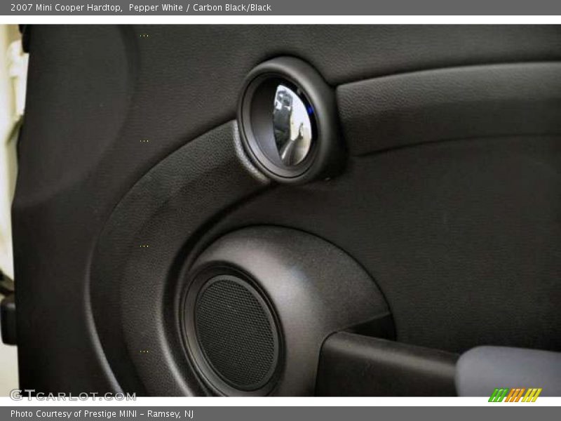 Pepper White / Carbon Black/Black 2007 Mini Cooper Hardtop
