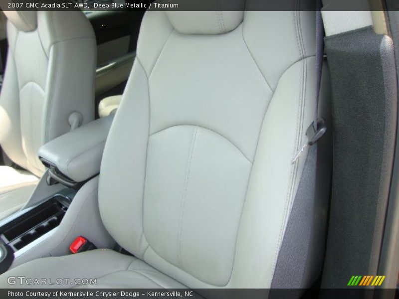 Deep Blue Metallic / Titanium 2007 GMC Acadia SLT AWD