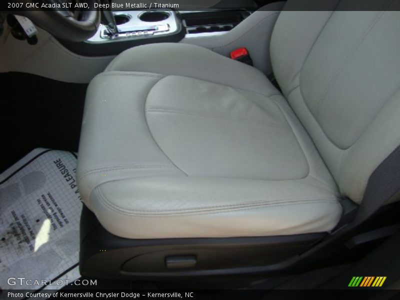 Deep Blue Metallic / Titanium 2007 GMC Acadia SLT AWD