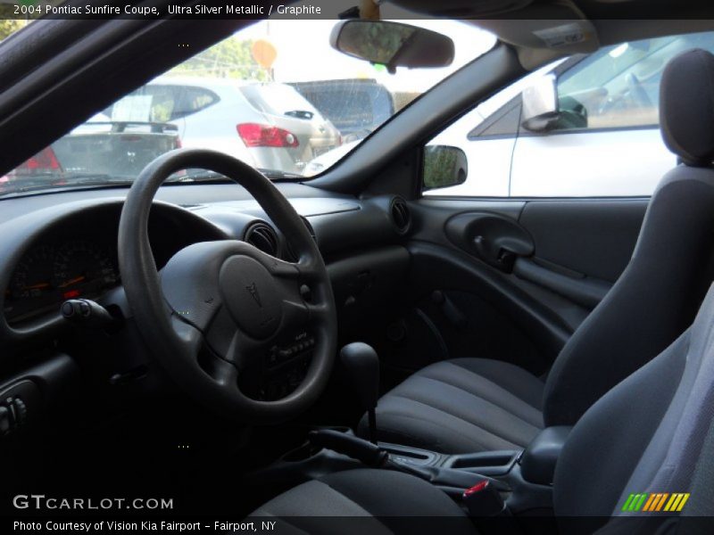 Ultra Silver Metallic / Graphite 2004 Pontiac Sunfire Coupe