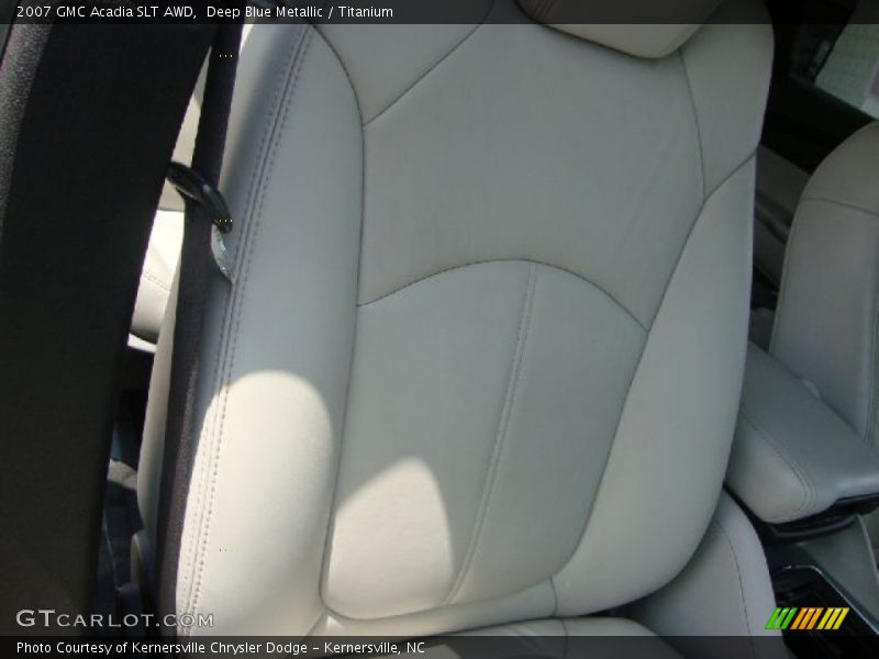 Deep Blue Metallic / Titanium 2007 GMC Acadia SLT AWD