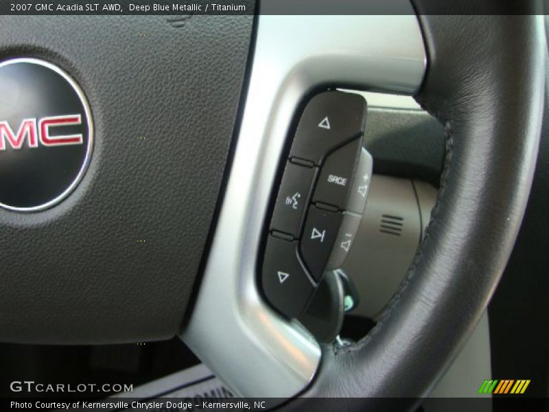Deep Blue Metallic / Titanium 2007 GMC Acadia SLT AWD