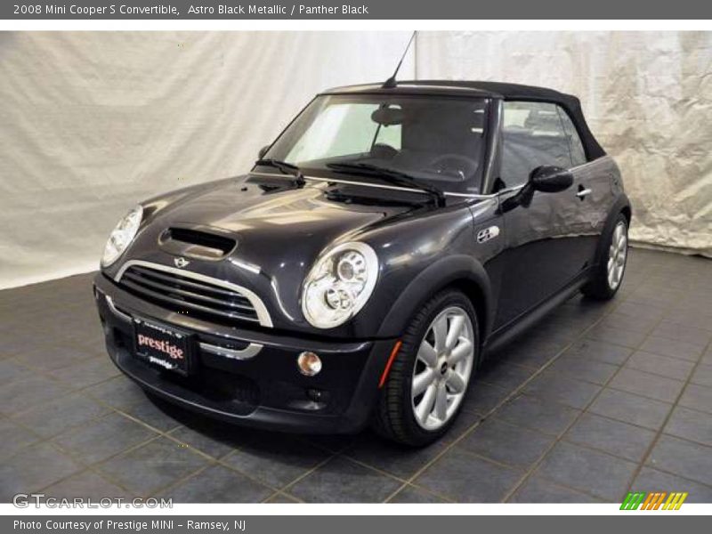 Astro Black Metallic / Panther Black 2008 Mini Cooper S Convertible