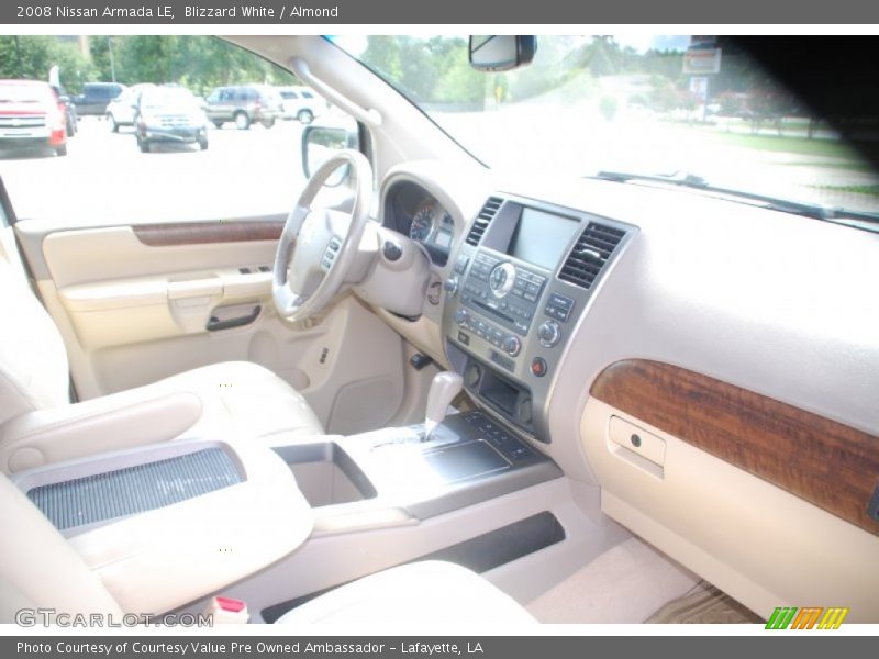 Blizzard White / Almond 2008 Nissan Armada LE