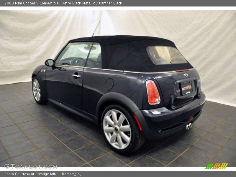 Astro Black Metallic / Panther Black 2008 Mini Cooper S Convertible