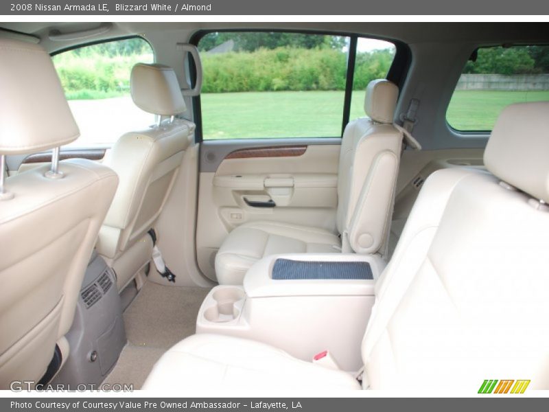 Blizzard White / Almond 2008 Nissan Armada LE