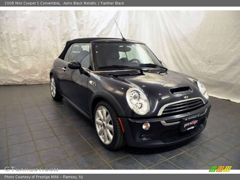 Astro Black Metallic / Panther Black 2008 Mini Cooper S Convertible