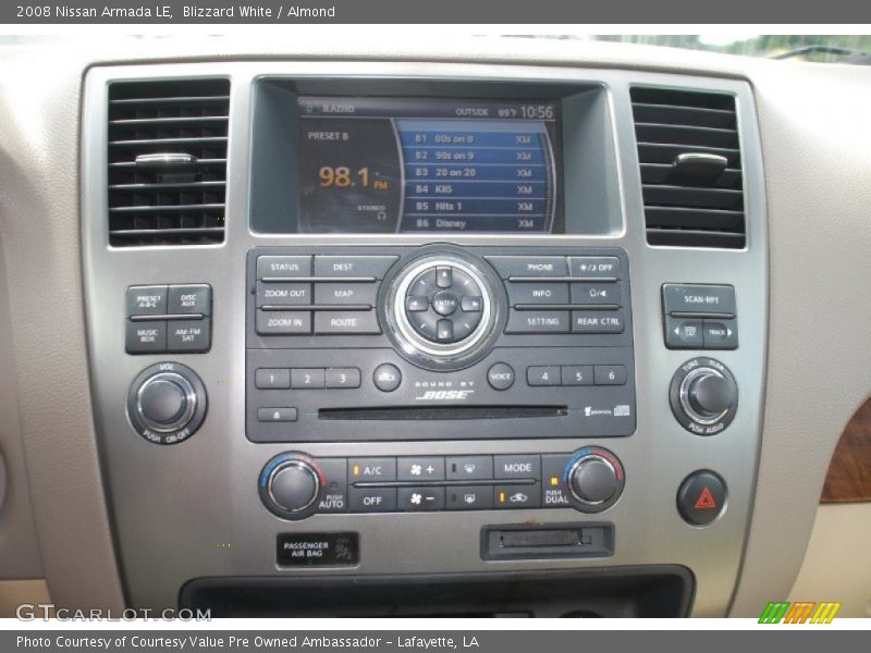 Blizzard White / Almond 2008 Nissan Armada LE