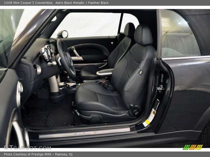 Astro Black Metallic / Panther Black 2008 Mini Cooper S Convertible