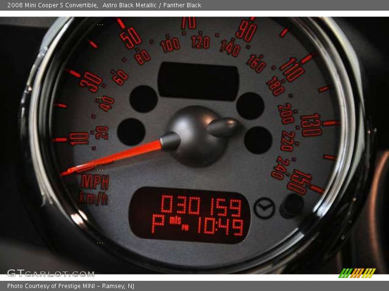 Astro Black Metallic / Panther Black 2008 Mini Cooper S Convertible