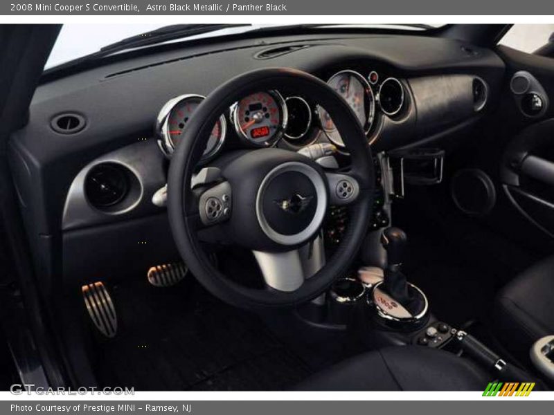 Astro Black Metallic / Panther Black 2008 Mini Cooper S Convertible