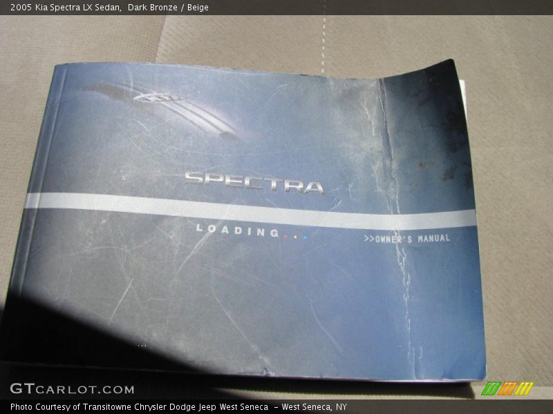 Dark Bronze / Beige 2005 Kia Spectra LX Sedan