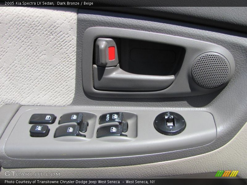 Dark Bronze / Beige 2005 Kia Spectra LX Sedan