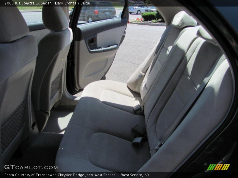Dark Bronze / Beige 2005 Kia Spectra LX Sedan