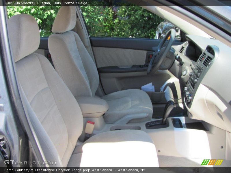Dark Bronze / Beige 2005 Kia Spectra LX Sedan
