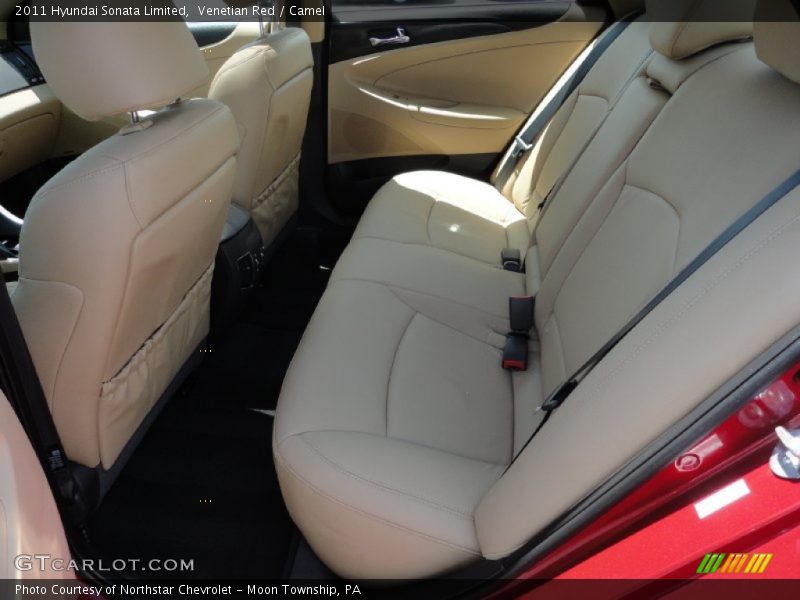 Venetian Red / Camel 2011 Hyundai Sonata Limited