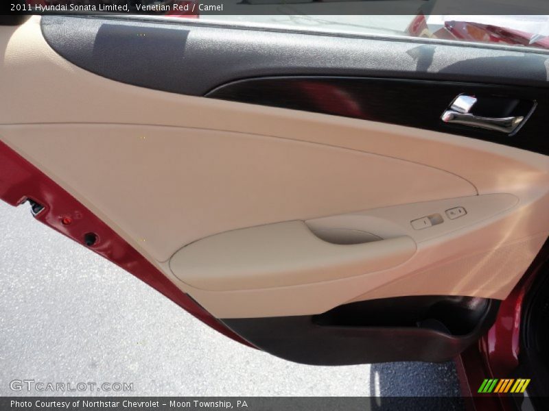 Venetian Red / Camel 2011 Hyundai Sonata Limited