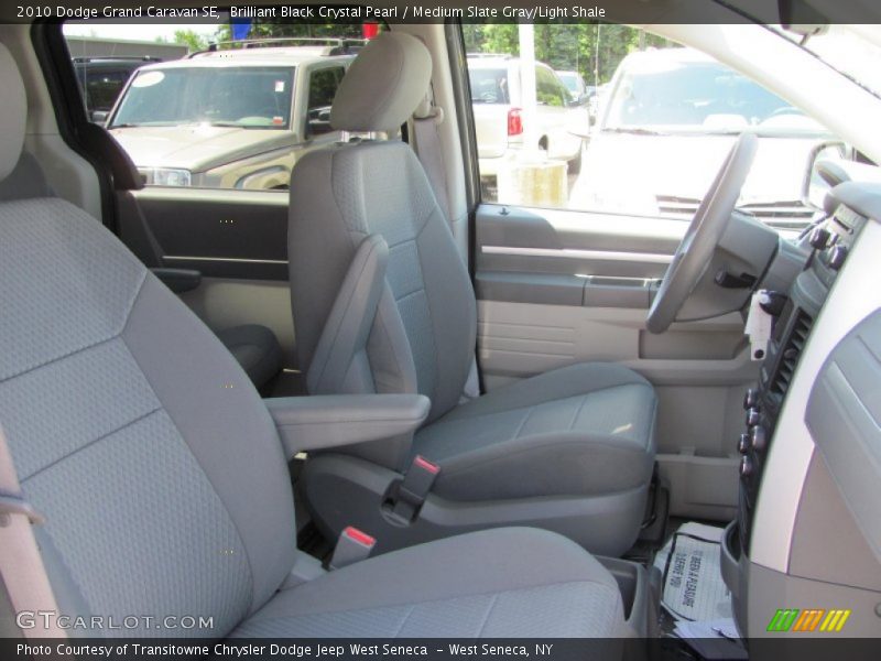Brilliant Black Crystal Pearl / Medium Slate Gray/Light Shale 2010 Dodge Grand Caravan SE
