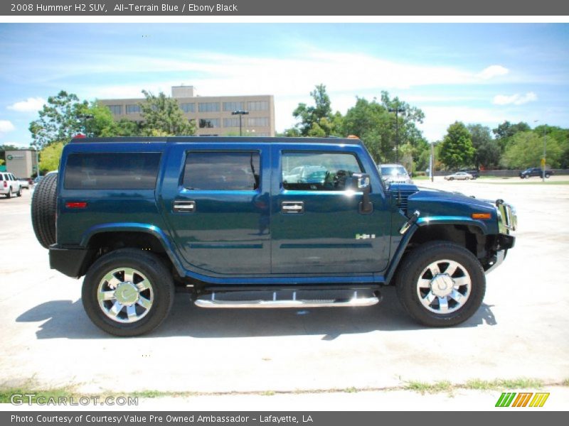 All-Terrain Blue / Ebony Black 2008 Hummer H2 SUV