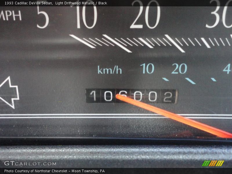 Light Driftwood Metallic / Black 1993 Cadillac DeVille Sedan