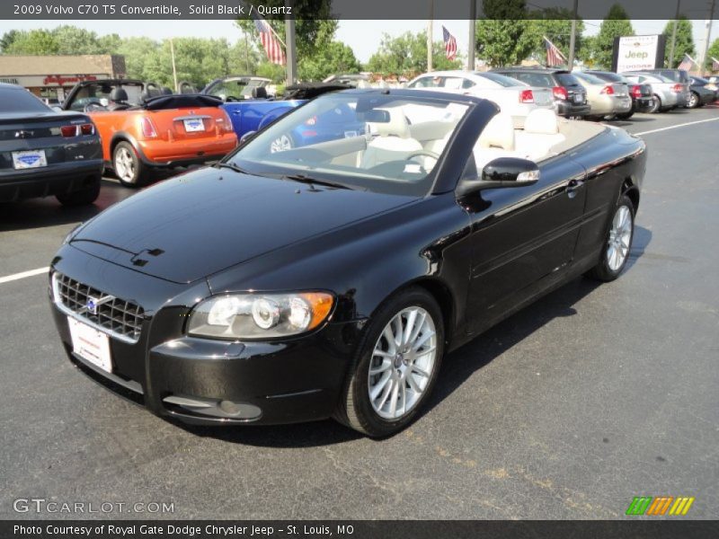 Solid Black / Quartz 2009 Volvo C70 T5 Convertible