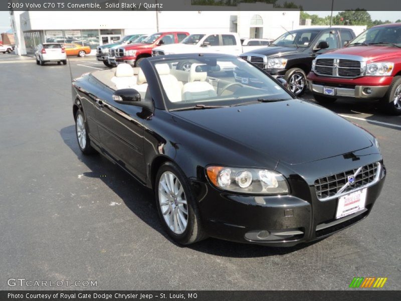 Solid Black / Quartz 2009 Volvo C70 T5 Convertible