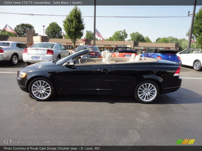 Solid Black / Quartz 2009 Volvo C70 T5 Convertible