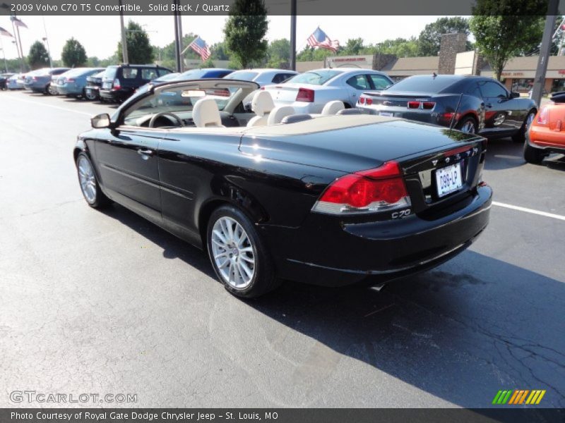 Solid Black / Quartz 2009 Volvo C70 T5 Convertible