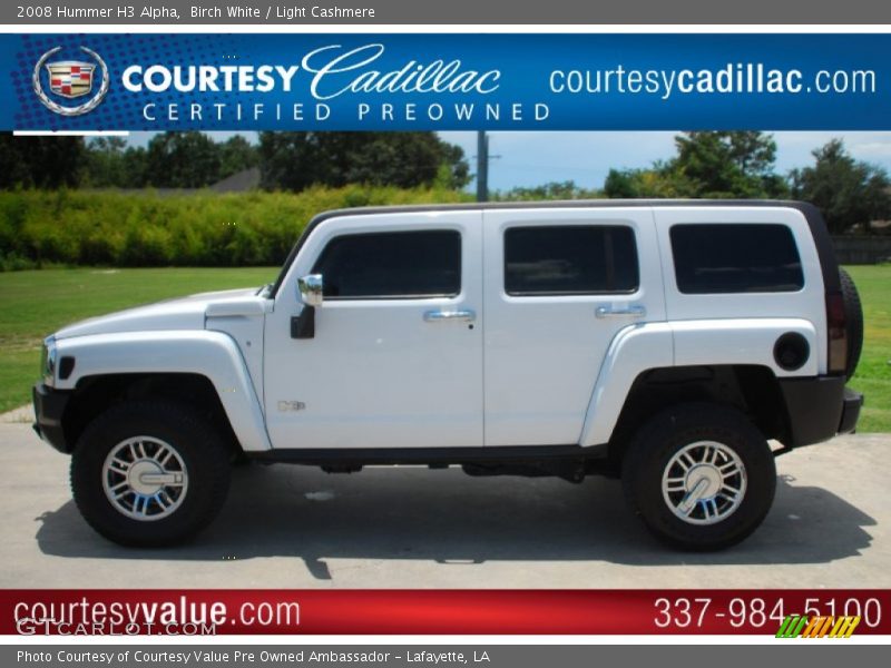 Birch White / Light Cashmere 2008 Hummer H3 Alpha