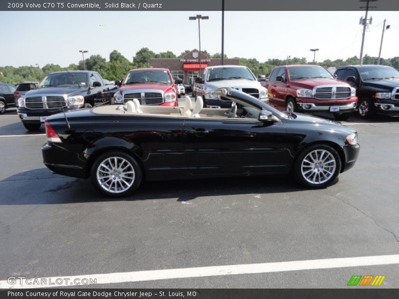Solid Black / Quartz 2009 Volvo C70 T5 Convertible