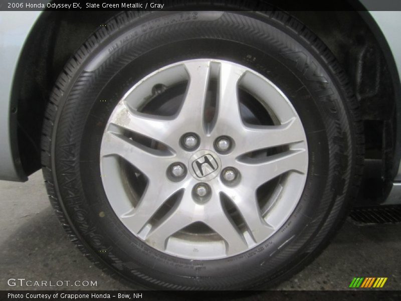 Slate Green Metallic / Gray 2006 Honda Odyssey EX