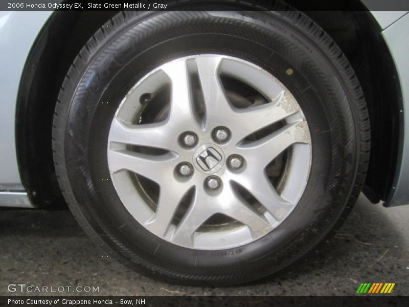 Slate Green Metallic / Gray 2006 Honda Odyssey EX