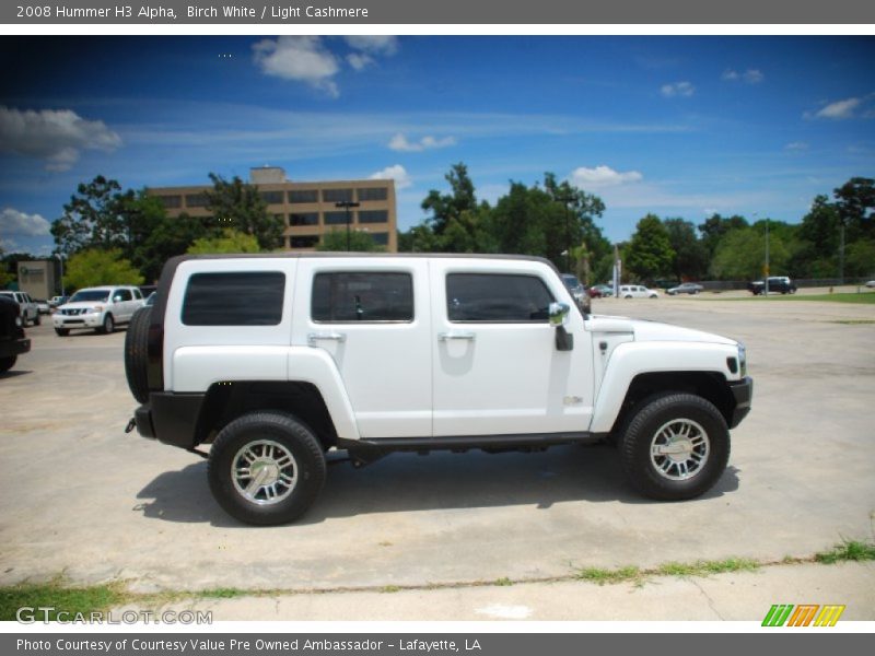 Birch White / Light Cashmere 2008 Hummer H3 Alpha
