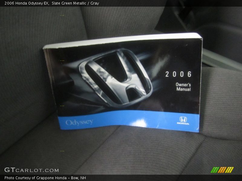 Slate Green Metallic / Gray 2006 Honda Odyssey EX