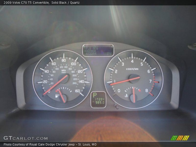 Solid Black / Quartz 2009 Volvo C70 T5 Convertible