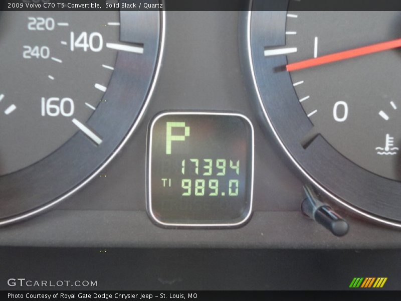 Solid Black / Quartz 2009 Volvo C70 T5 Convertible