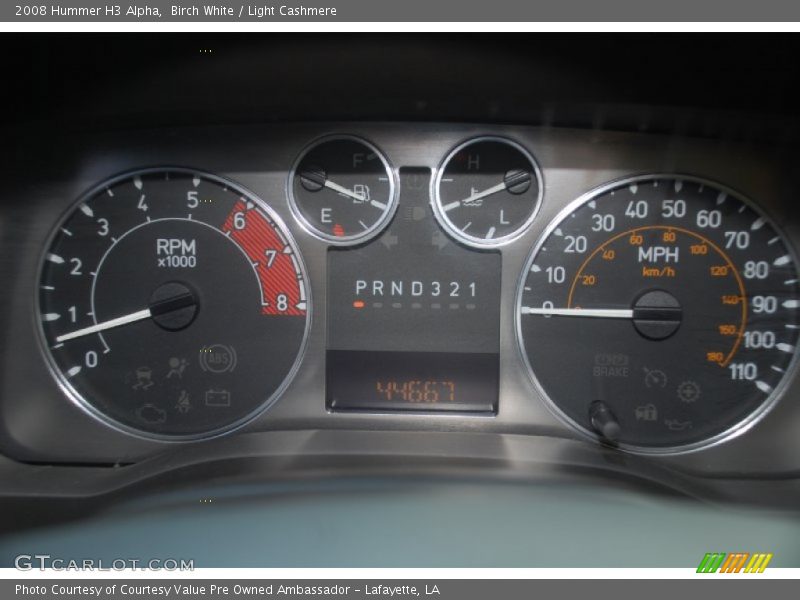 Birch White / Light Cashmere 2008 Hummer H3 Alpha