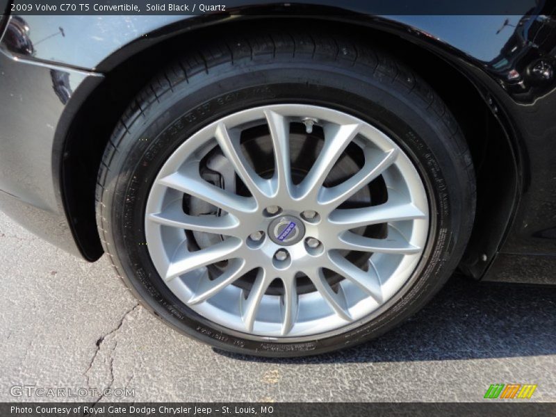 Solid Black / Quartz 2009 Volvo C70 T5 Convertible