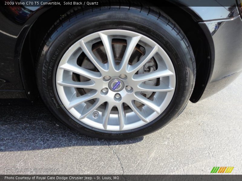Solid Black / Quartz 2009 Volvo C70 T5 Convertible