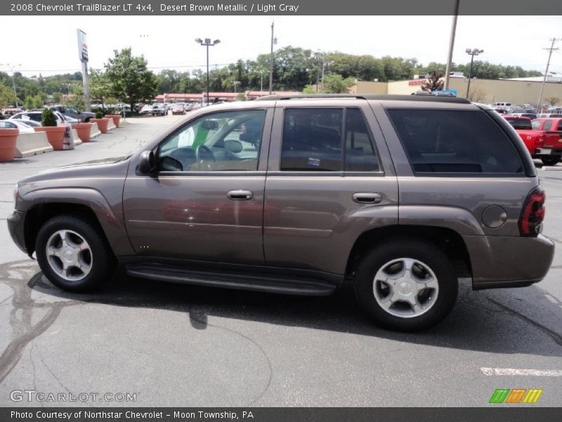 Desert Brown Metallic / Light Gray 2008 Chevrolet TrailBlazer LT 4x4