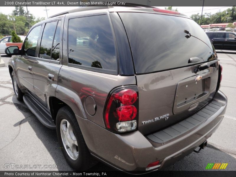Desert Brown Metallic / Light Gray 2008 Chevrolet TrailBlazer LT 4x4